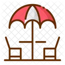 Terraza Verano Vacaciones Icono