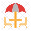 Terraza Mujer Hermosa Icono