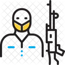 Terrorismus Panik Besturzung Symbol