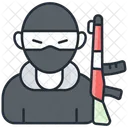 Terrorismus Bombe Waffe Symbol