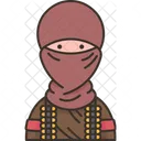 Terrorist Militants Enemy Icon