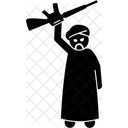 Terrorist Terrorism Freedom Fighter Icon