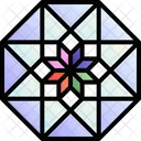 Star Tesseract Sacred Geometry Icon