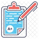 Exam Sheet Test Paper Test Sheet Icon