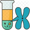 Chromosome Test Biotechnology Icon