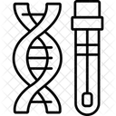 Test ADN Composition Chimique ADN Icône