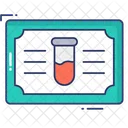 Test Certificate Test Report Lab Report Icon