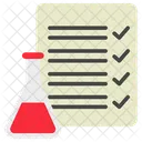 Test De Laboratoire Recherche Experience Icône