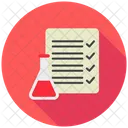 Test De Laboratoire Recherche Experience Icône