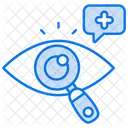 Test De Vision Pour Les Soins Oculaires Soins Oculaires Yeux Icône