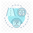 Dealerships Driving Car Icon