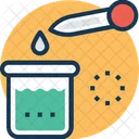 Chimique Reaction Analyse Icône