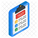 Test Paper Test Sheet Exam Paper Icon