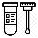 Test Par Ecouvillonnage Examen De Sante Hopital Icône
