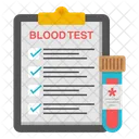 Test Report Blood Report Health Report Icon