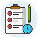 Test Schedule Test Plan Report Schedule Icône