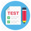 Test Sheet Exam Examination Icon
