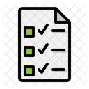 Test Sheet  Icon