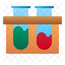Test Tube Experiment Medical Icon