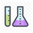 Test Tube Chemical Flask Erlenmeyer Flask Icon