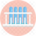 Test Tube Rack Laboratory Icon