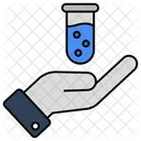 Test Tube Chemistry Experiment Icon