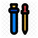 Test tube and dropper  Icon