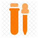 Test tube and dropper  Icon