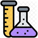 Test Tube And Flask  Icon