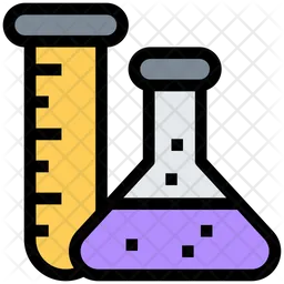 Test Tube And Flask  Icon