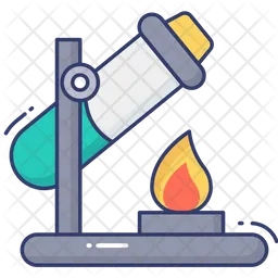 Test Tube Burning  Icon