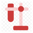 Test tube clamped  Icon