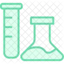 Test Tube Duotone Line Icon Icon