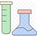 Test Tube Lineal Color Icon Icon