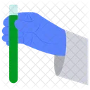 Test Tube In Hand Test Tube Hand Icon