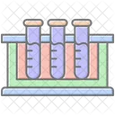 Test Tubes Lineal Color Icon Icon