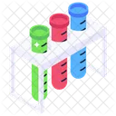 Test Tubes Laboratory Test Test Tubes Stand Icon