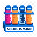 Test Tubes Science Magic Samples Icon