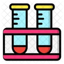 Test Tubes Testing Medical Icon