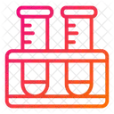 Test Tubes Testing Medical Icon
