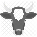 Mucca Testa Animale Icon