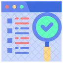 Testes De Usabilidade Acessibilidade Verificacao Ícone