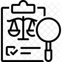 Julgamento Processo Judicial Juridico Ícone