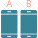 Teste Dividido Teste De Usabilidade Teste De Comparacao Ícone