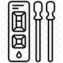 Teste Corona Teste Pcr Teste Sorologico Ícone