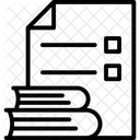 Documentos Arquivo Teste De Conhecimento Ícone