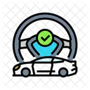 Testar Dirigir Carro Ícone
