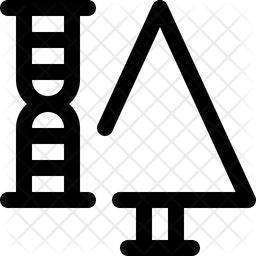 Teste de DNA de planta  Ícone