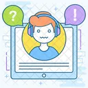 Curso De Audio E Book Educacao On Line Ícone