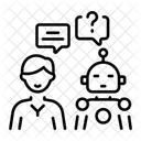 Teste De Rotacao IA Robo Icon